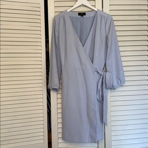 J. Crew Periwinkle Wrap Dress Size 8